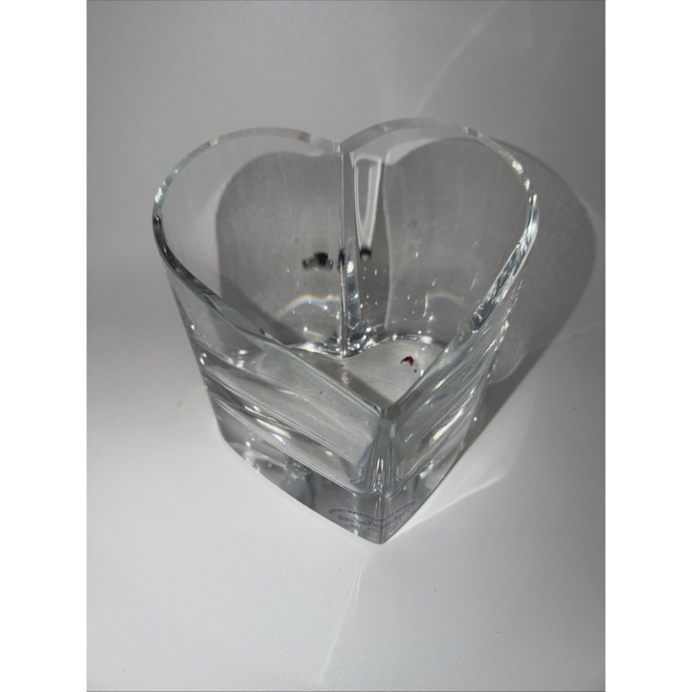 Handmade Crystal Badash Heart From Poland Candy Dish/Bowl‎